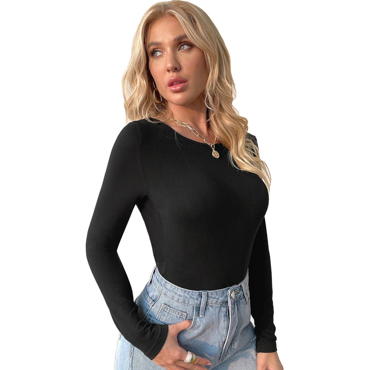Black Full Sleeve Back Detail Top