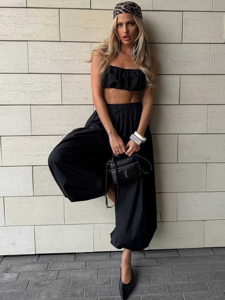 Black Ultra Baggy Fit Trousers