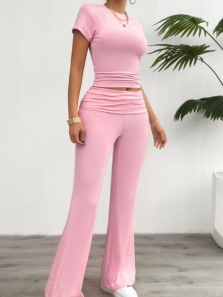 Pink Regular Top And Pant Co-Ord Set