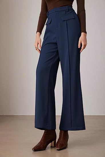 Navy Blue Straight Fit Trouser