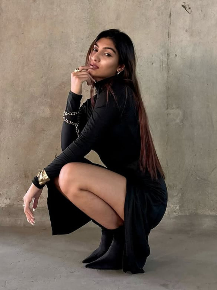 Thigh High Bodycon Dress