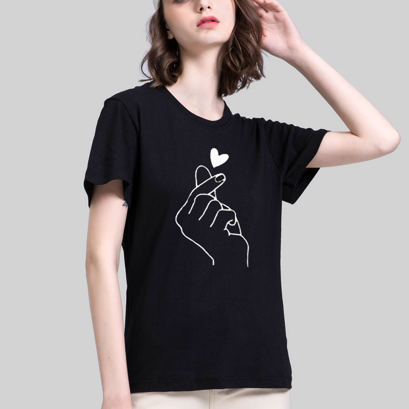 Black Graphic Print T-Shirt