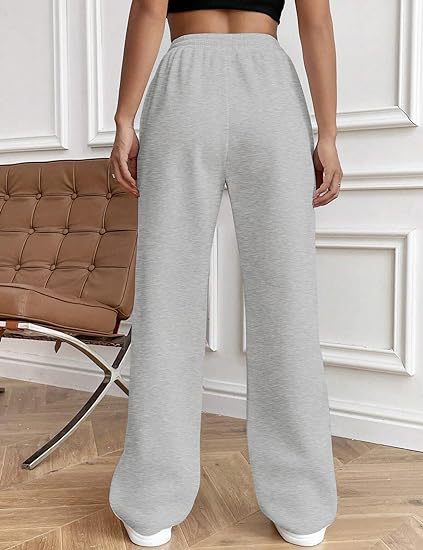 Grey Elasticated Regular Fit Drawstring Joggers