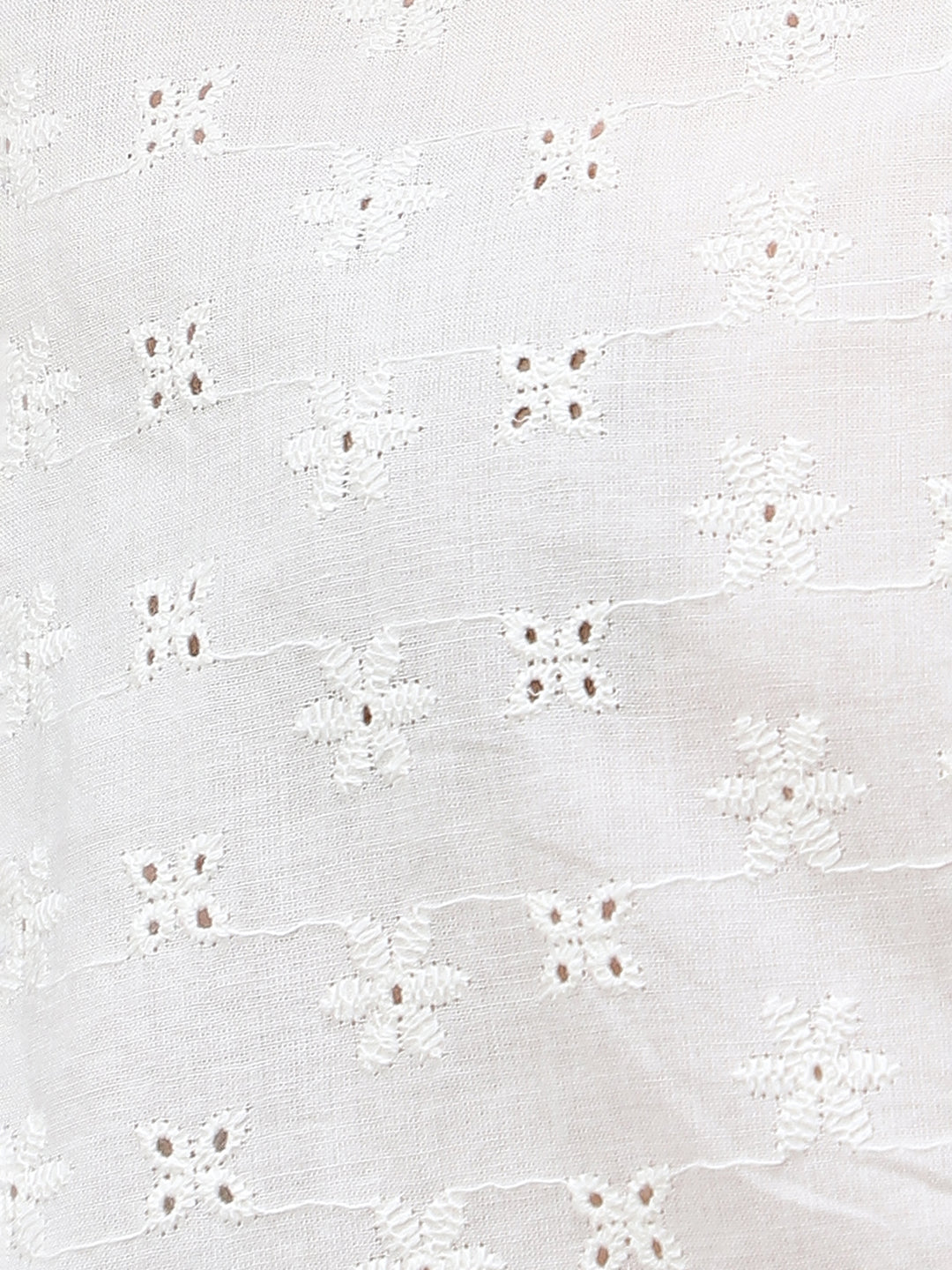 White Cropped Schifley Shirt