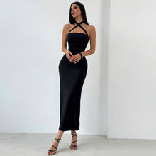 Black Strappy Bodycon Dress