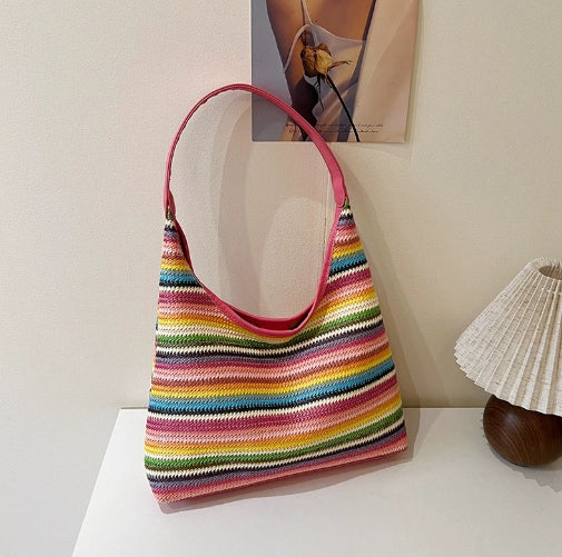 Multi Textured Slouch Hobo
