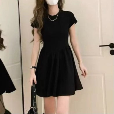 Fit & Flare Black Mini Dress