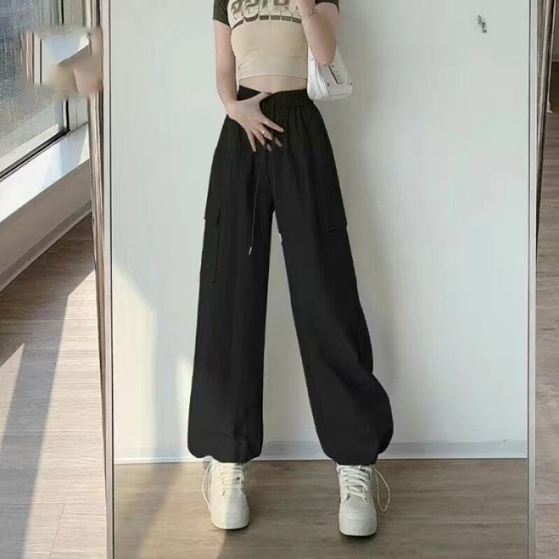 High Waist Black Trousers