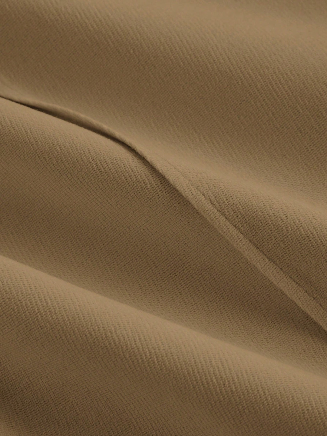 Beige High Waist Front Pleated Pant