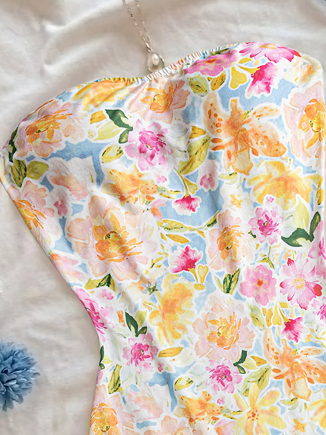 Multi Off Shoulder Floral Dress