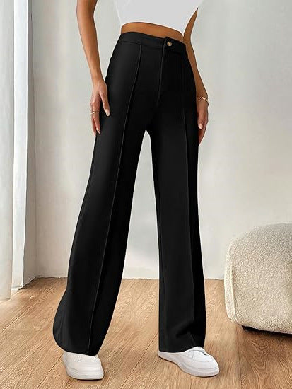 Black Regular Fit Pants