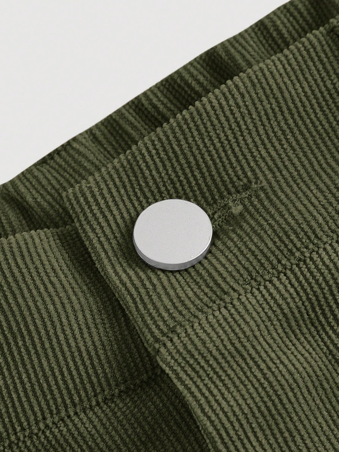 Olive Sidelant Pocket Trousers