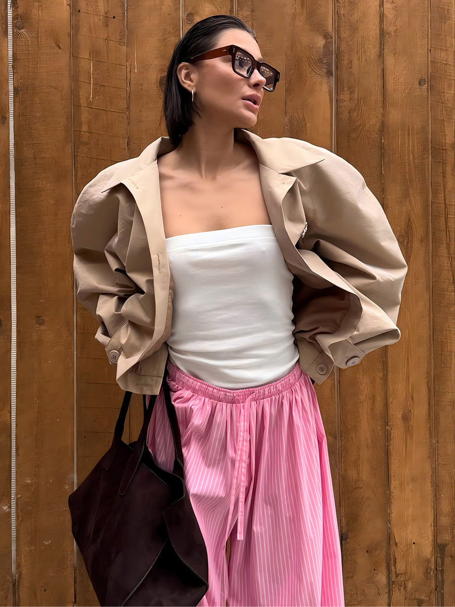 Pink Ultra Baggy Fit Trousers