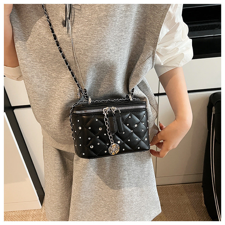 Black Mini Squarebox Handbag