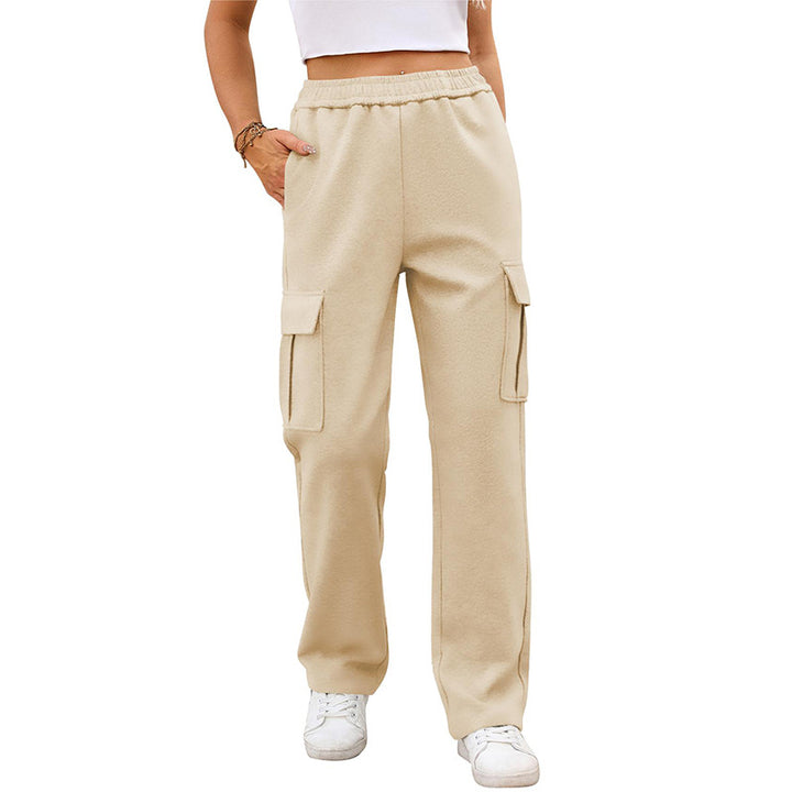 Off White Elasticated Cargo Joggers