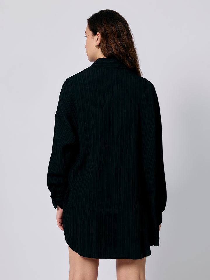 Black Over Sized Shirt