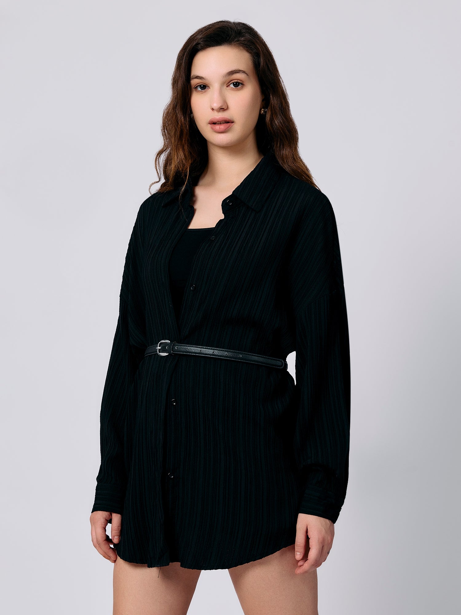 Black Over Sized Shirt