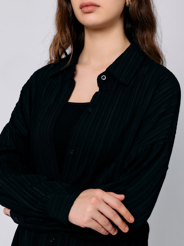 Black Over Sized Shirt