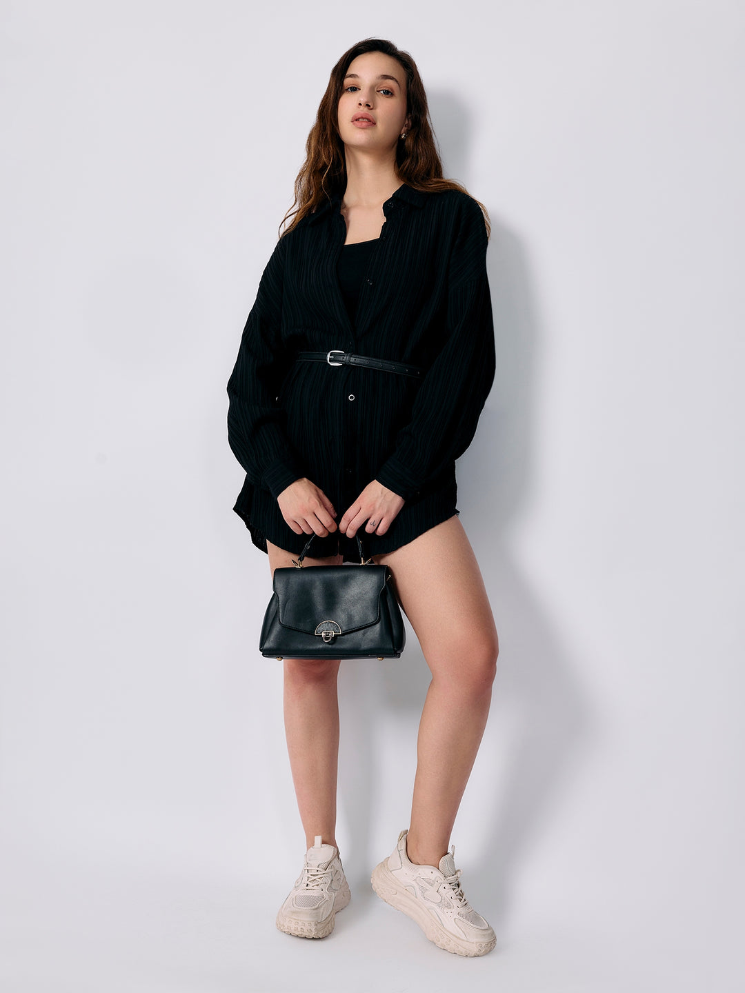Black Over Sized Shirt