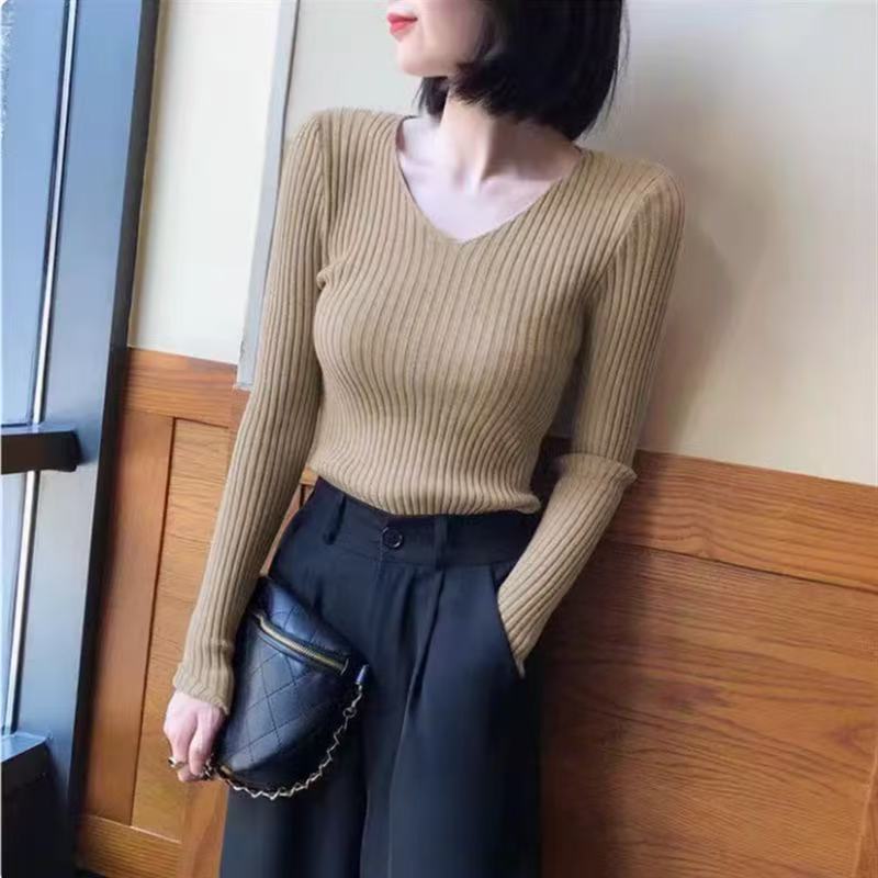 Brown Flat Knit Top