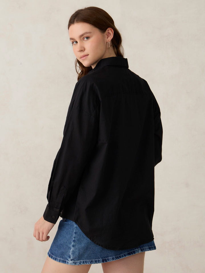 Black Oversized Shirt