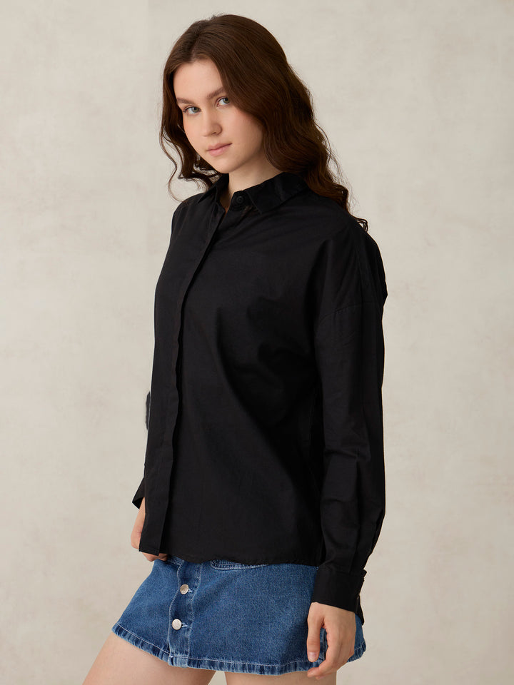 Black Oversized Shirt