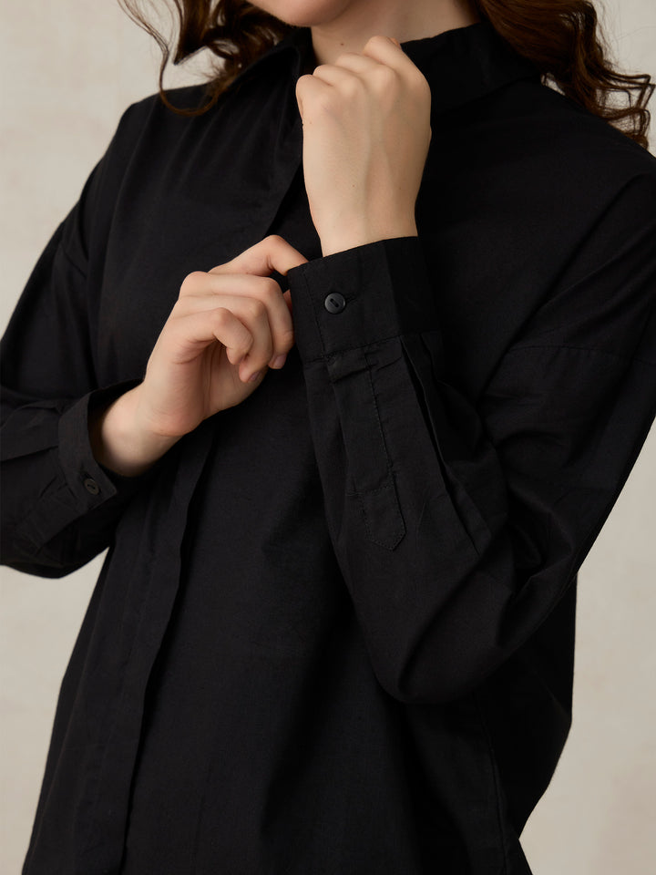 Black Oversized Shirt