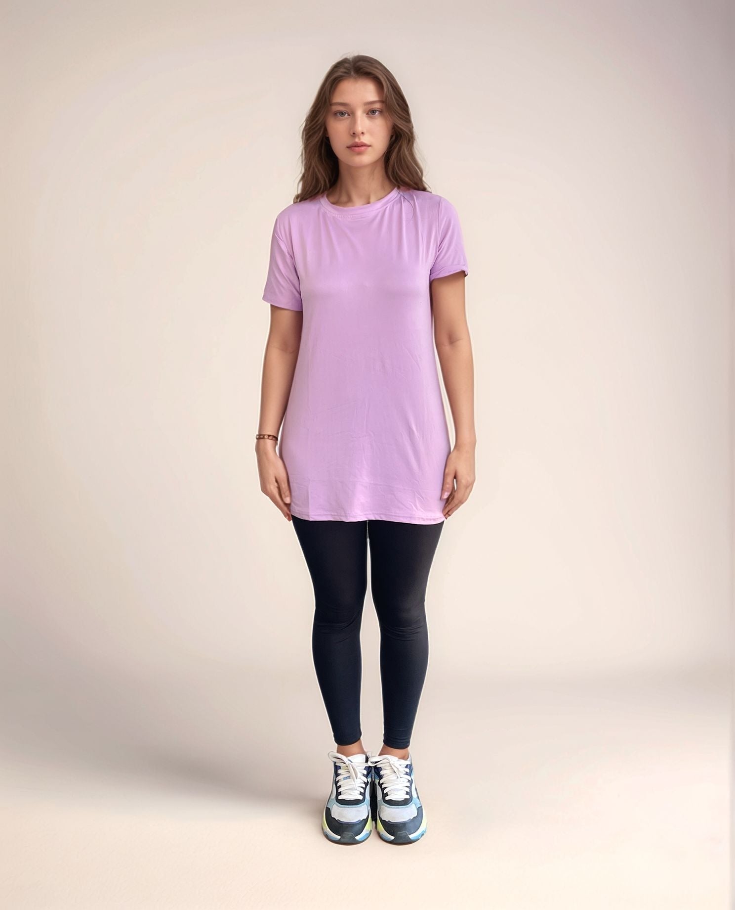 Purple Longline T- shirt