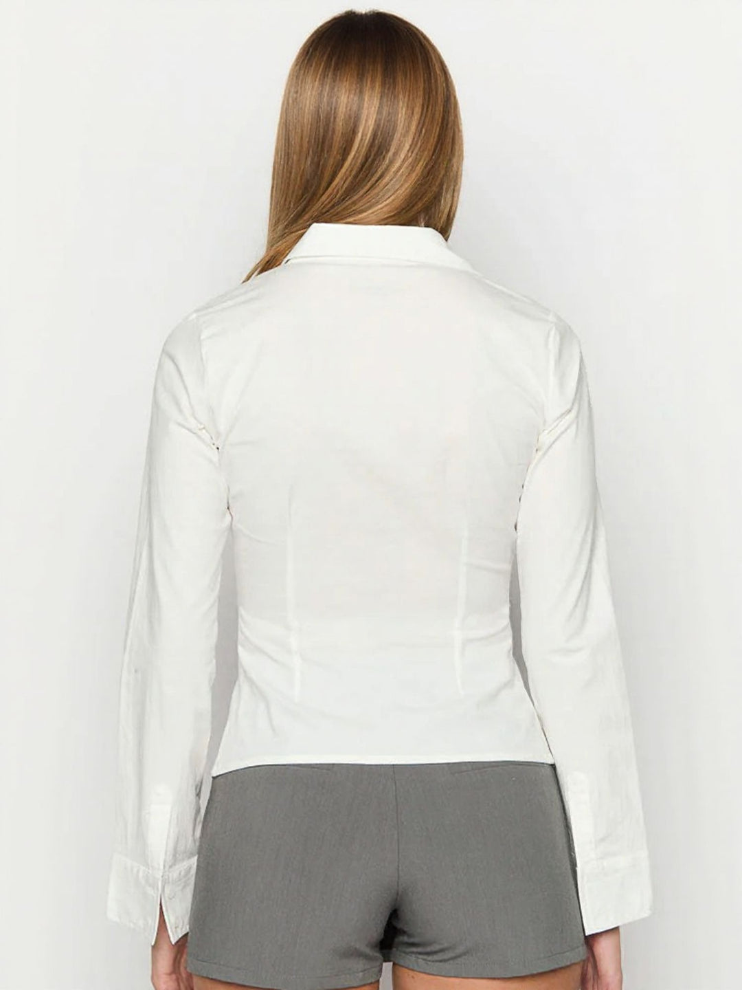 White  Fitted Shirt