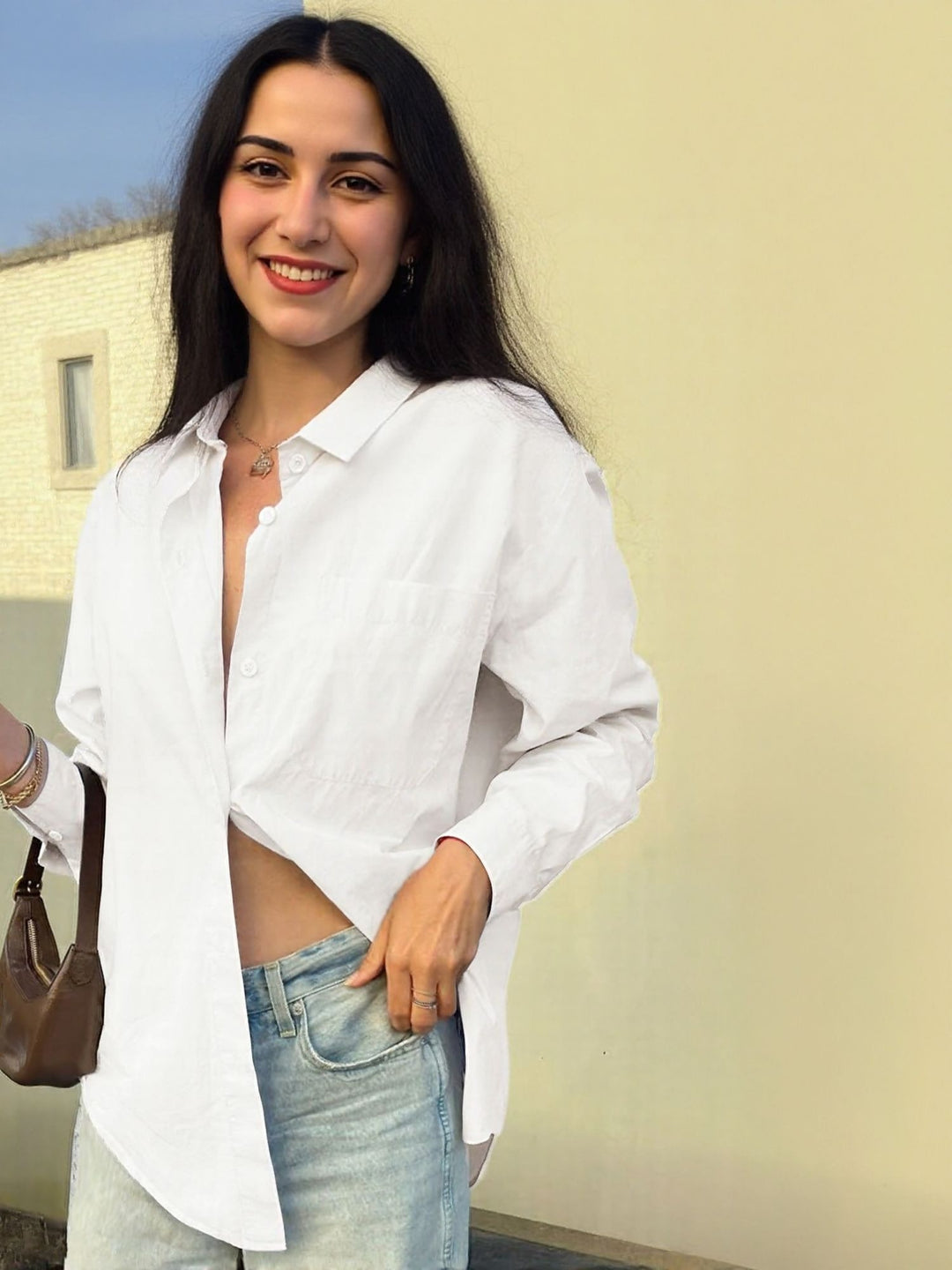 White  Over Sized Shirt