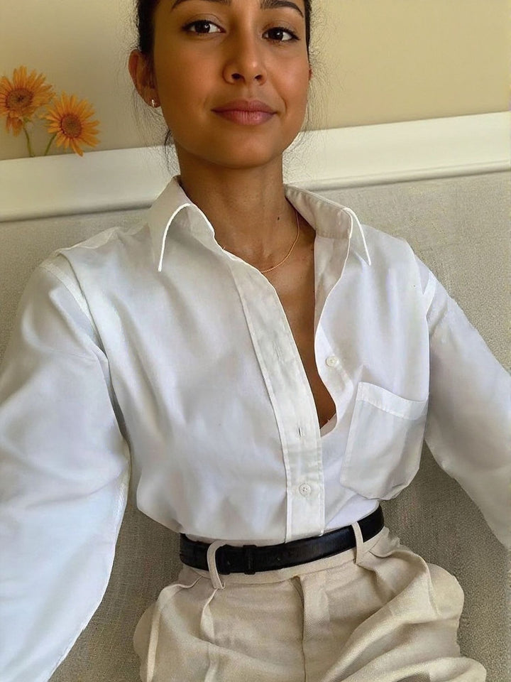 White  Over Sized Shirt
