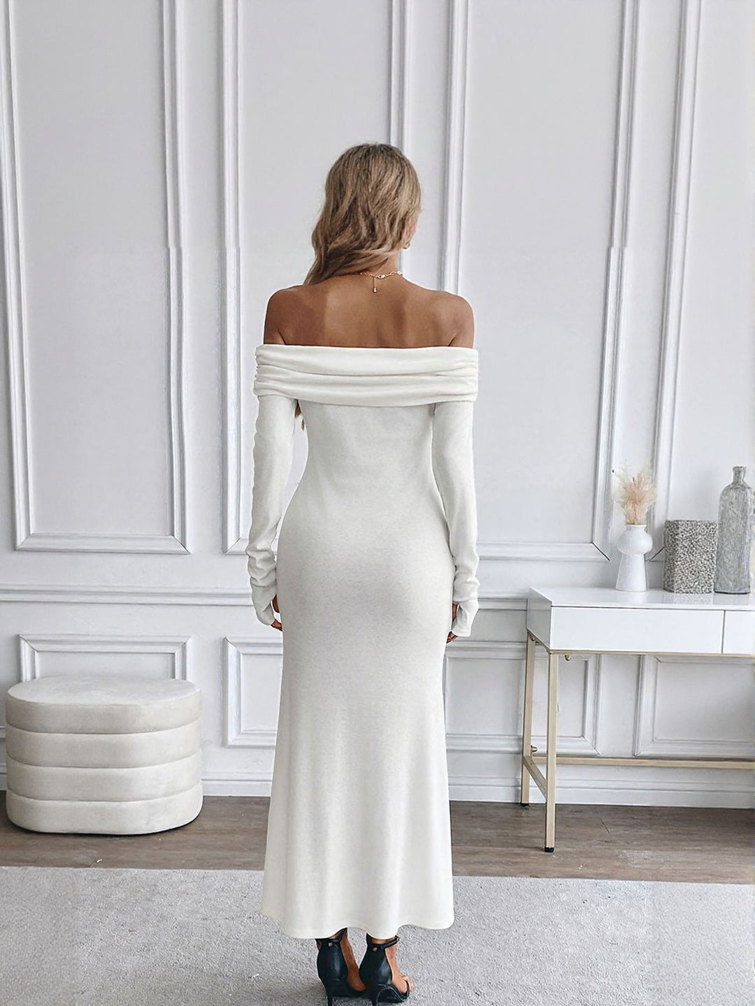 White Bardot Dress