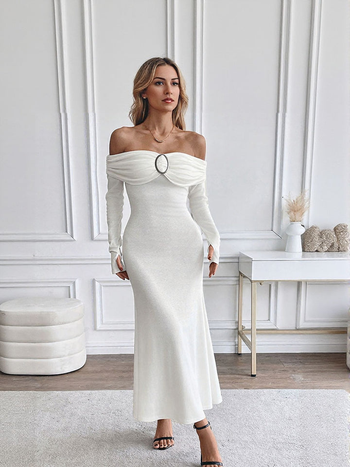 White Bardot Dress