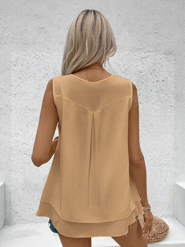 Khaki Carnival Printed Top