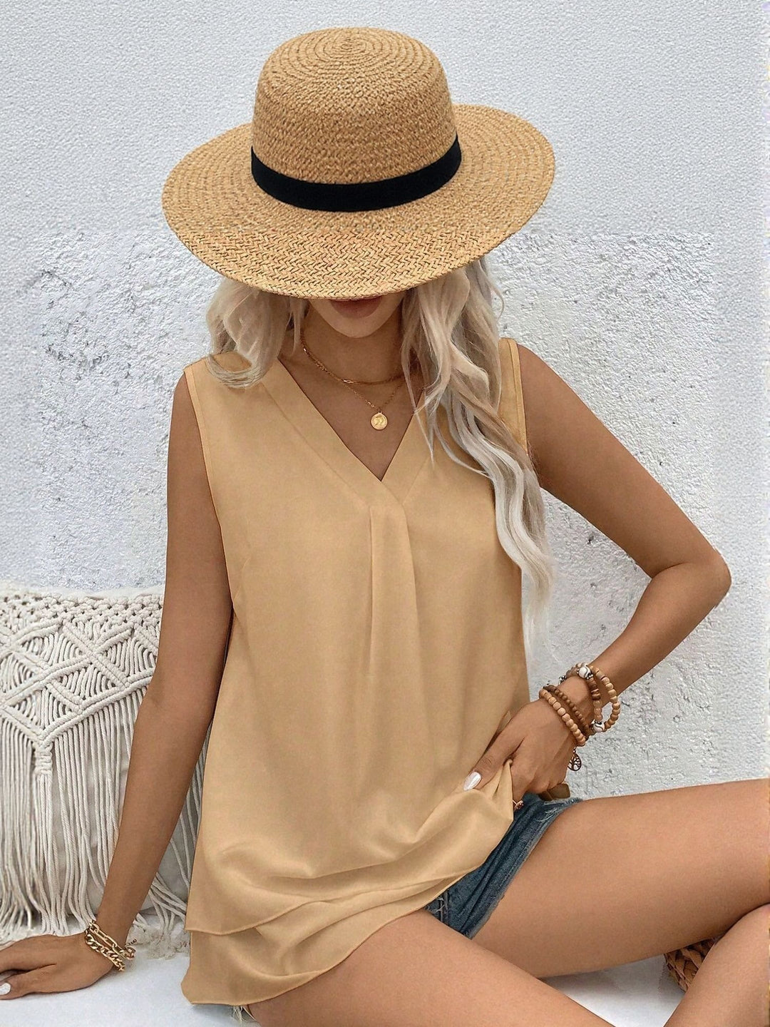 Khaki Carnival Printed Top