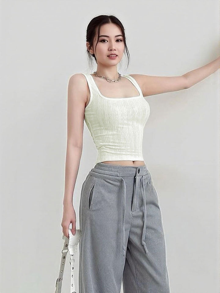 White Rib Vest