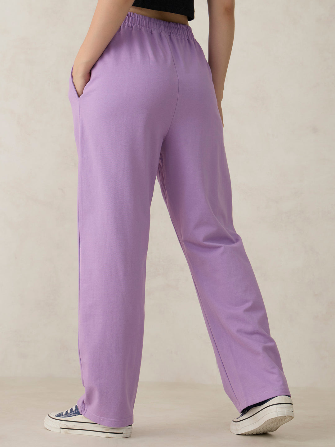 Lilac V Waistband Sweatpants