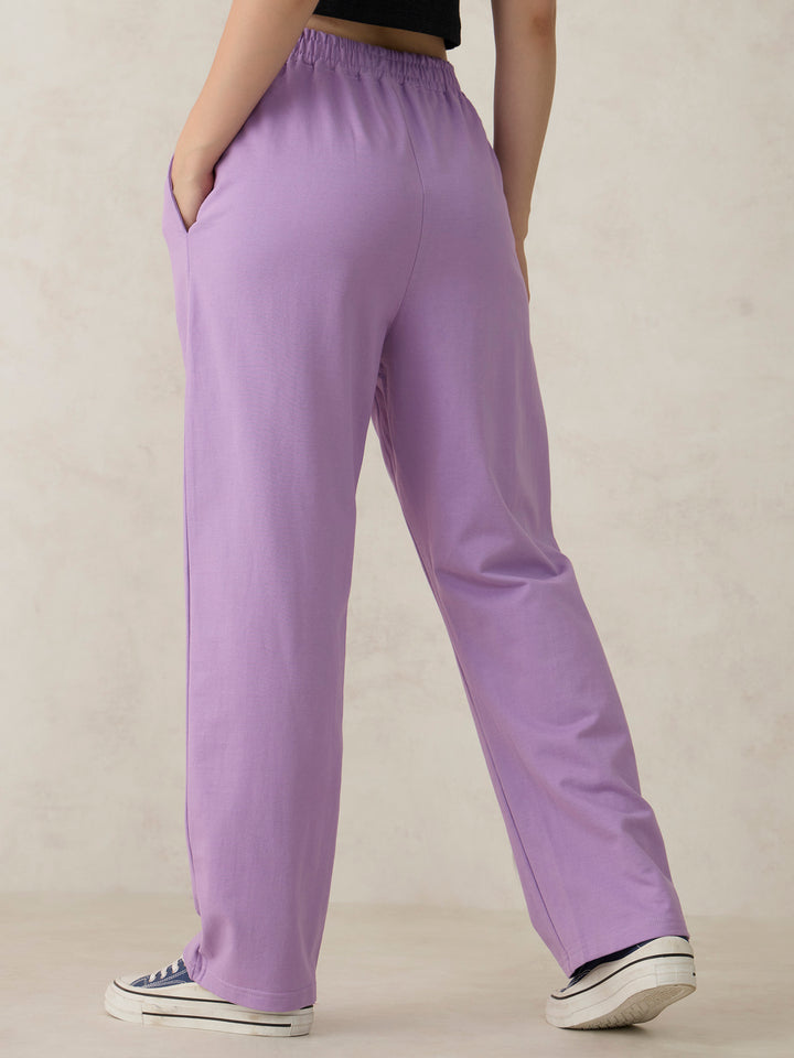 Lilac V Waistband Sweatpants