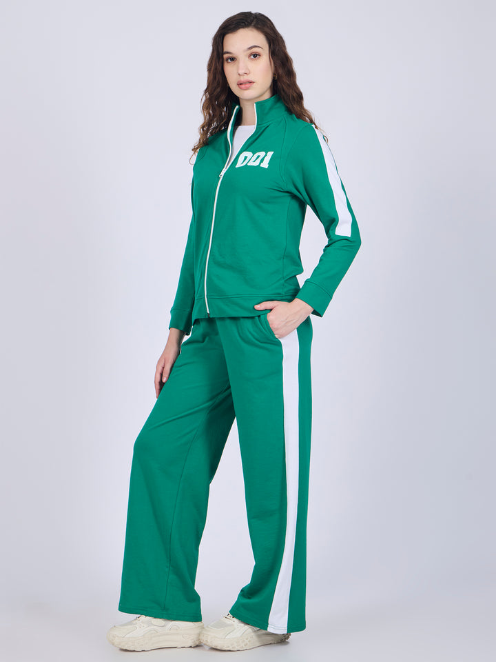 Green Squid Game Stripe Jogger Co-Ord Set