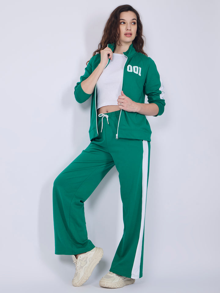 Green Squid Game Stripe Jogger Co-Ord Set