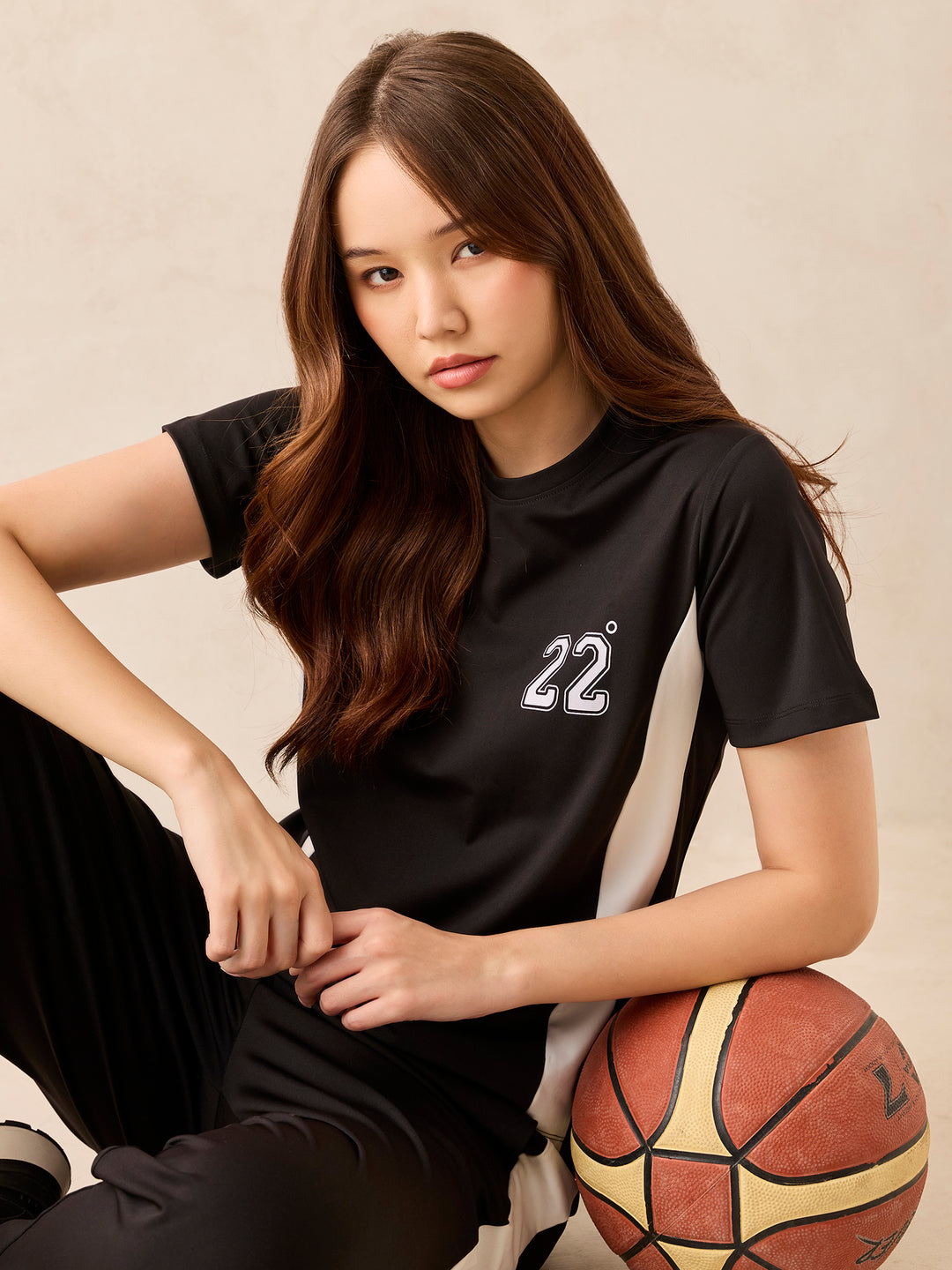 Black T-Shirt & Trouser Co-Ords Set
