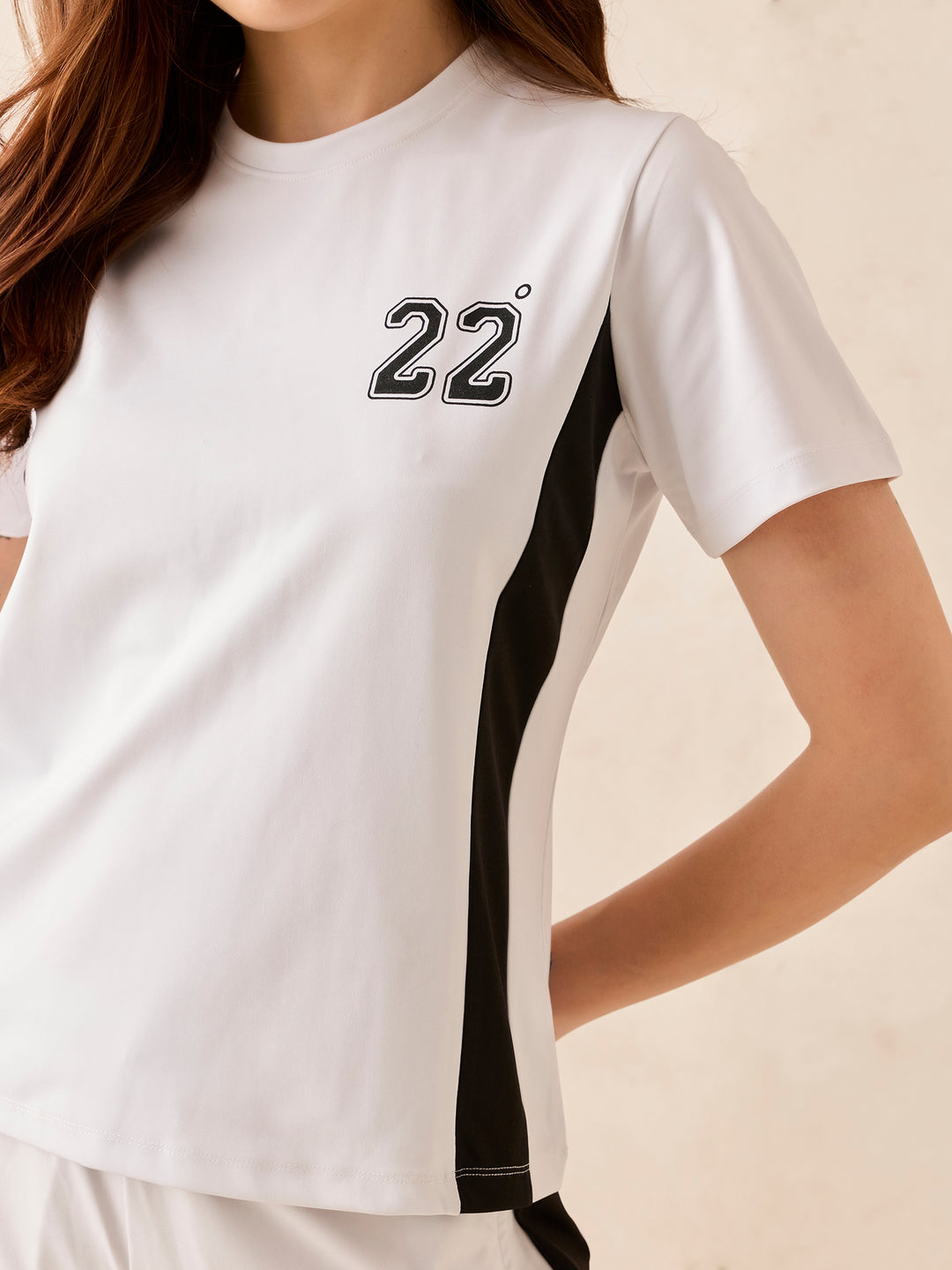 White T-Shirt & Trouser Co-Ords Set