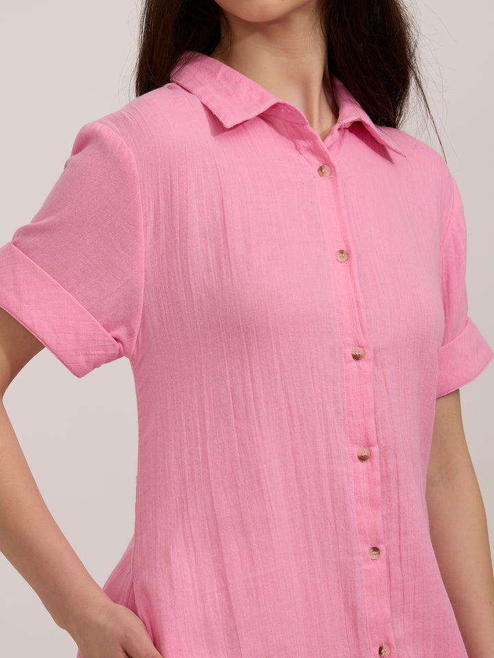 Lilac Aline Shirt Dress