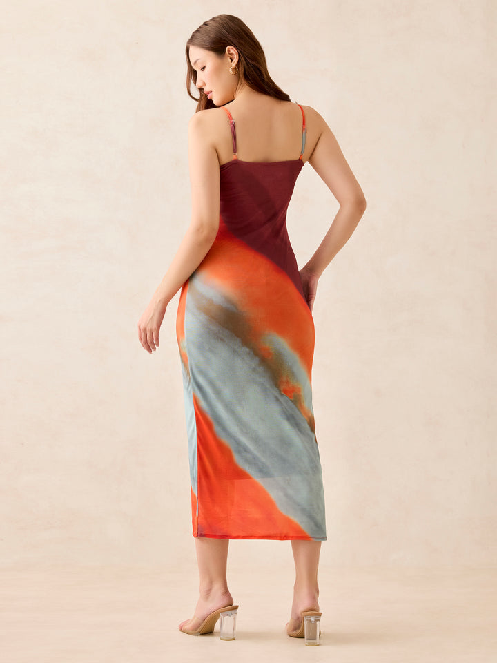 Multi Strappy Maxi Dress