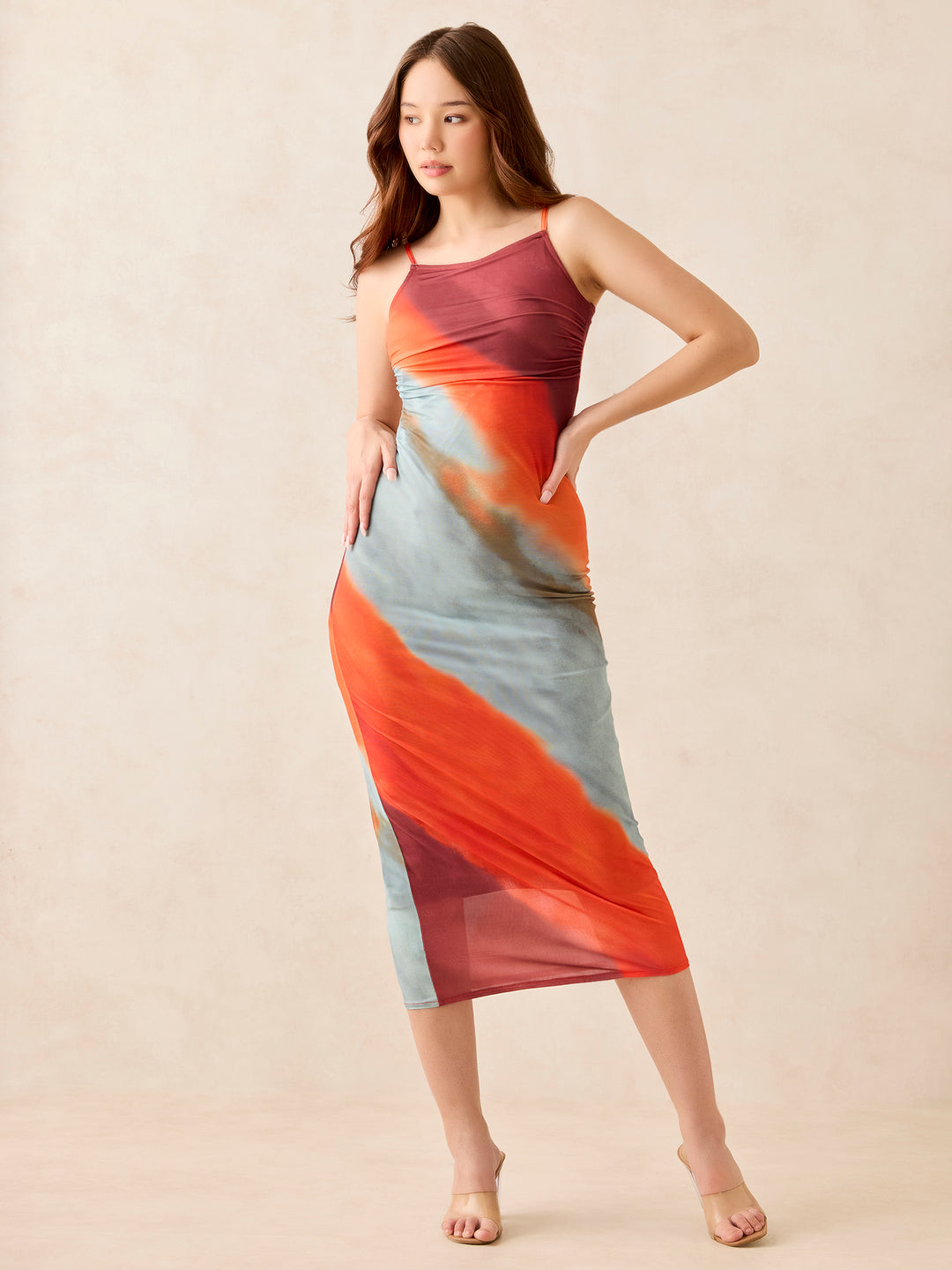 Multi Strappy Maxi Dress