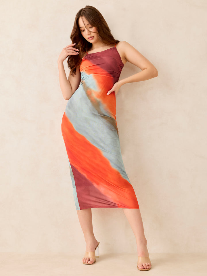 Multi Strappy Maxi Dress