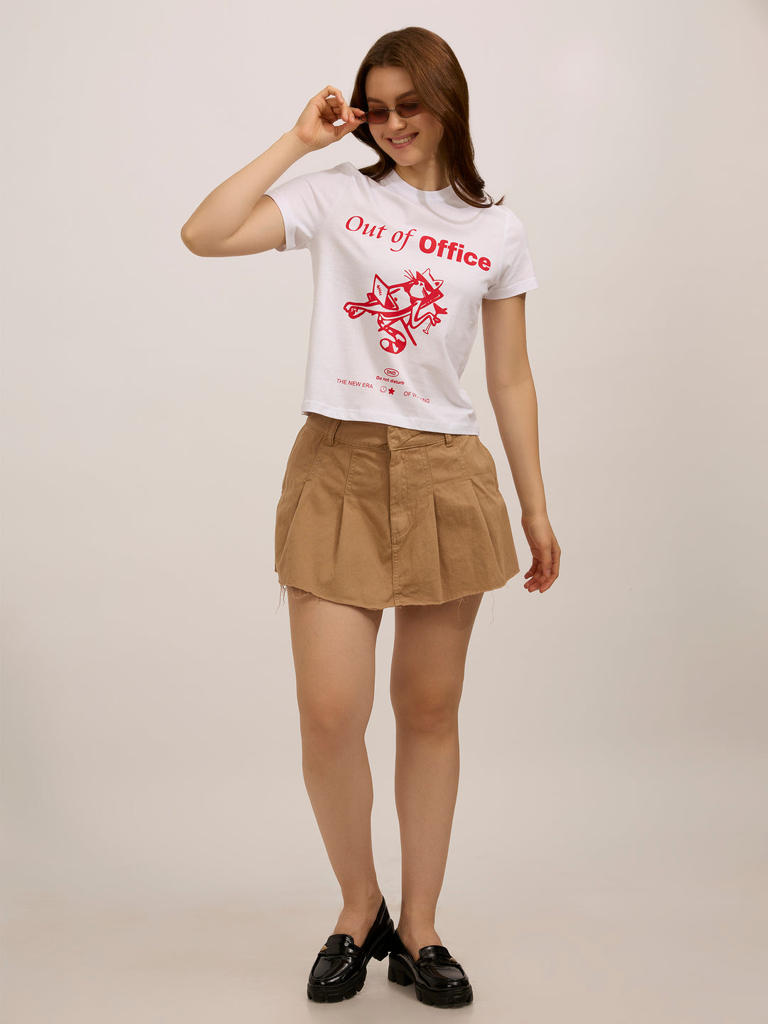 White Graphic Regular T-Shirt