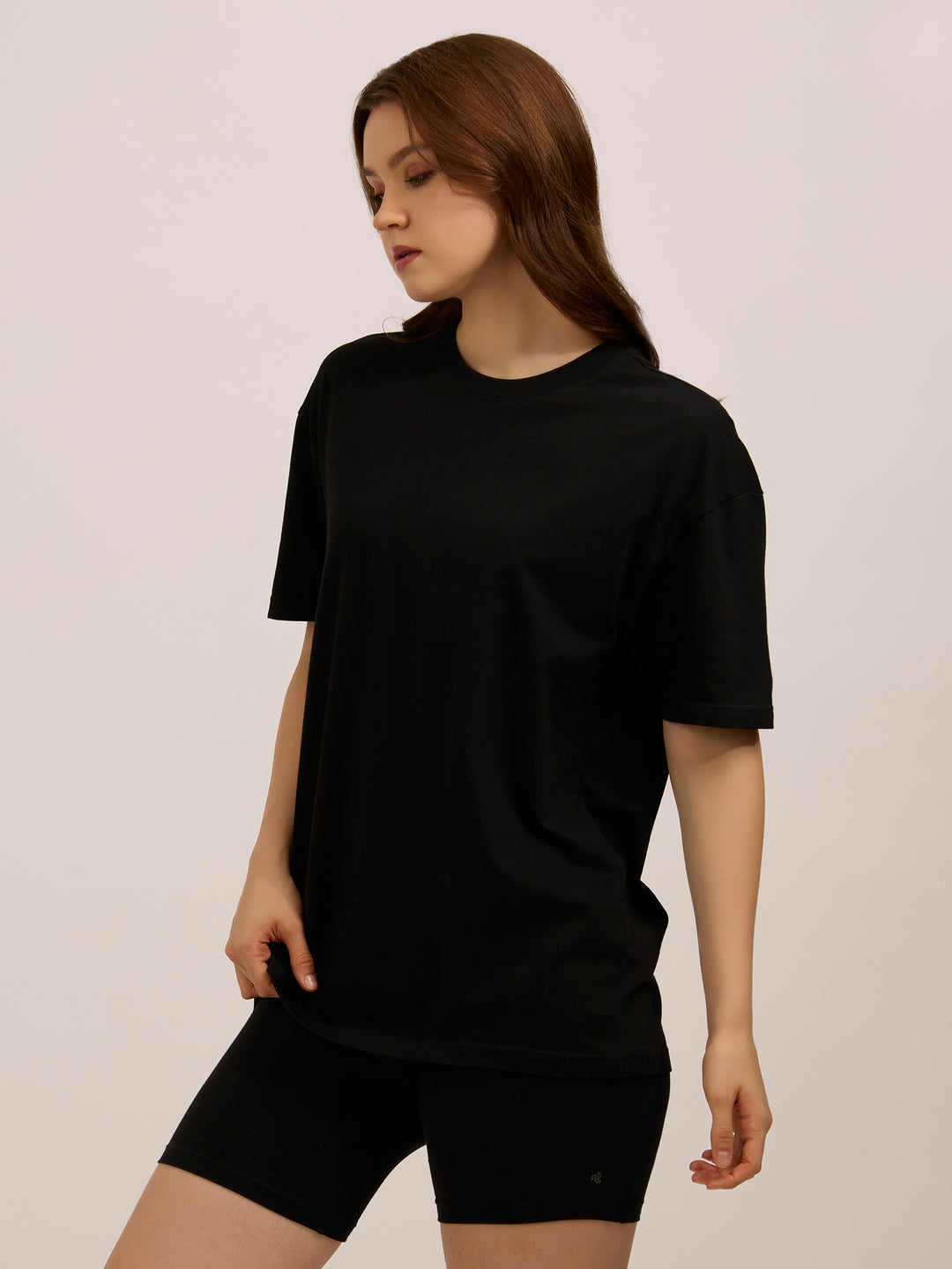 Black Oversized Graphic T-Shirt