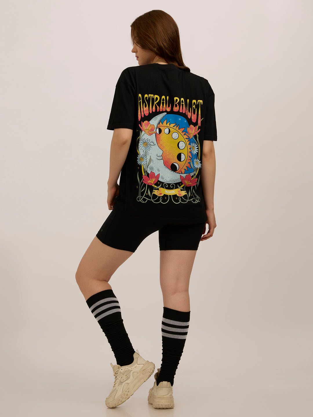 Black Oversized Graphic T-Shirt