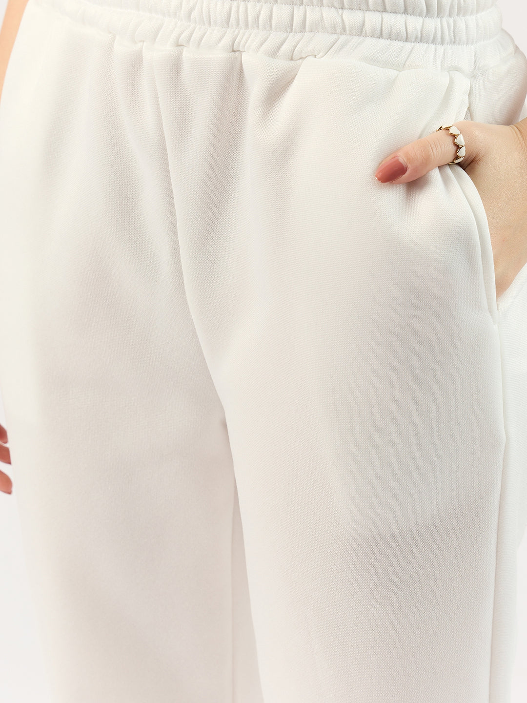 White Oversized Hoodie Co-Ord Set